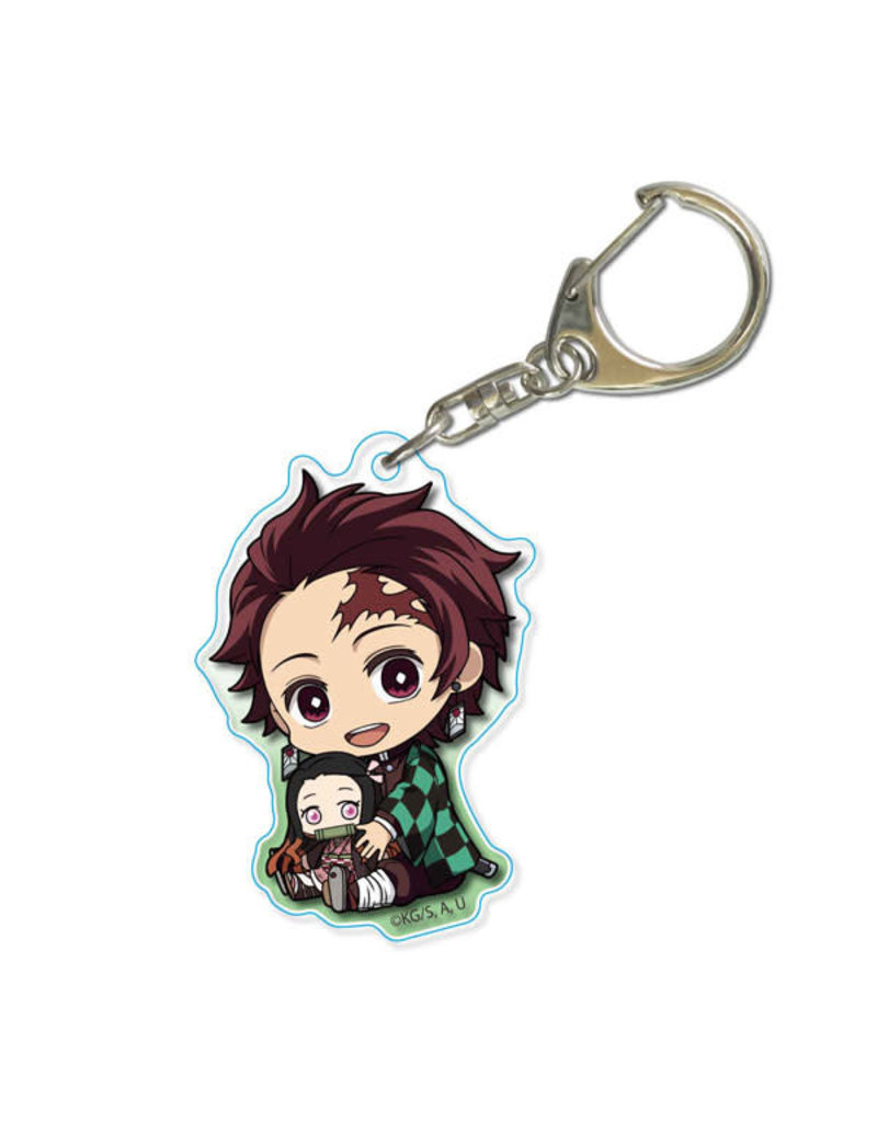 Demon Slayer Gyugyutto Acrylic Keychain