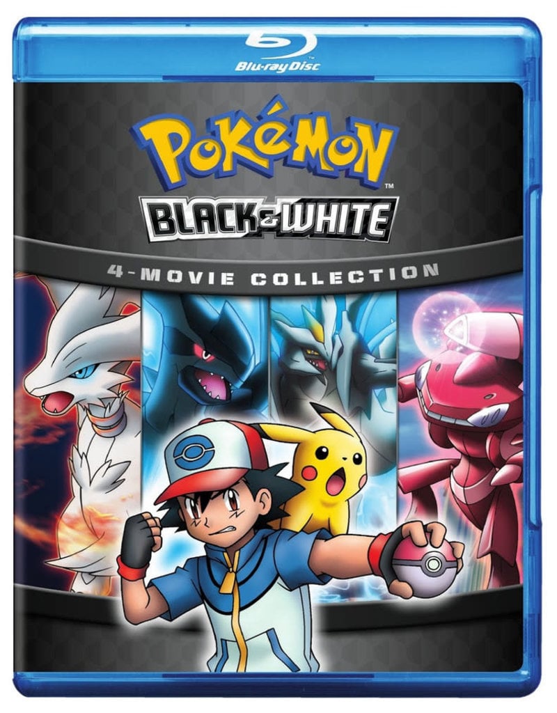 Viz Media Pokemon Black And White Movie 4-Pack Blu-Ray