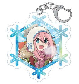 Furyu Yuru Camp First Snow Camp Acrylic Keychain Nadeshiko