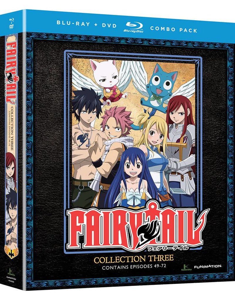 Funimation Entertainment Fairy Tail Collection 3 Blu-Ray/DVD