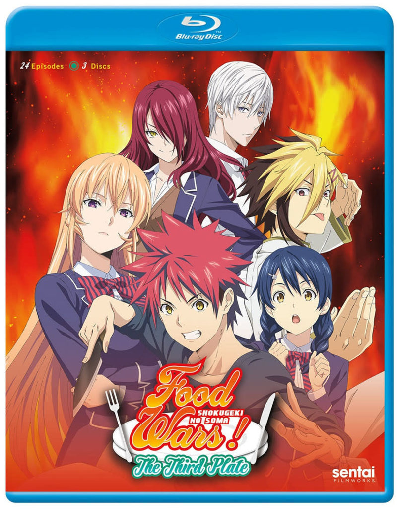 Sentai Filmworks Food Wars! The Third Plate (Season 3) Blu-Ray