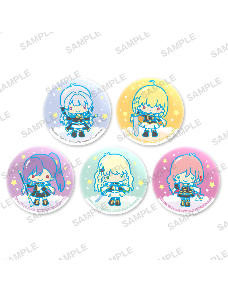 Bushiroad Revue Starlight x Sanrio Little Twin Stars Can Badge Siegfeld