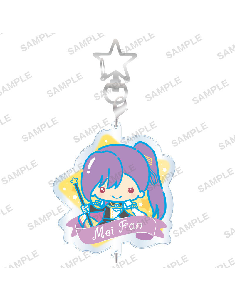 Bushiroad Revue Starlight x Sanrio Little Twin Stars Keychain Siegfeld Institute of Music