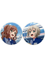 Lawsons Lisa and Moca BanG Dream Can Badge Set Lawsons