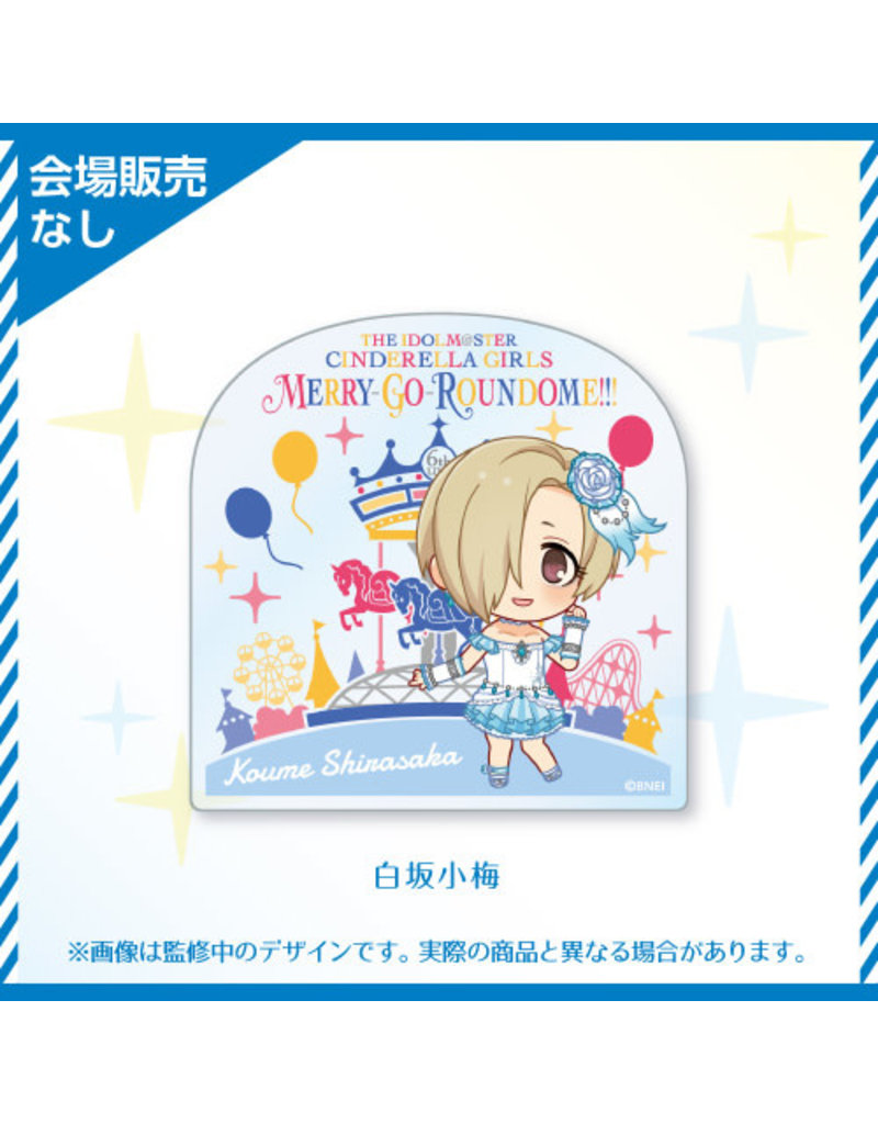 Bandai Namco Idolm@ster Cinderella Girls 6th Live (Cool) Acrylic Badge