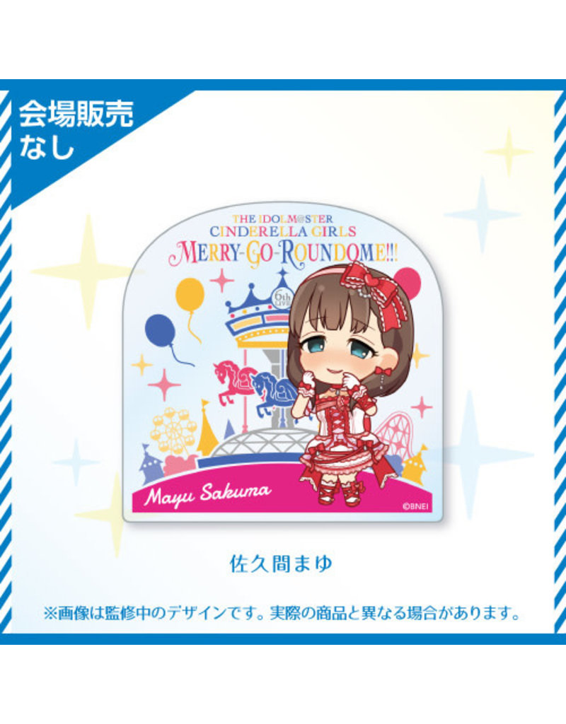 Bandai Namco Idolm@ster Cinderella Girls 6th Live (Cute) Acrylic Badge