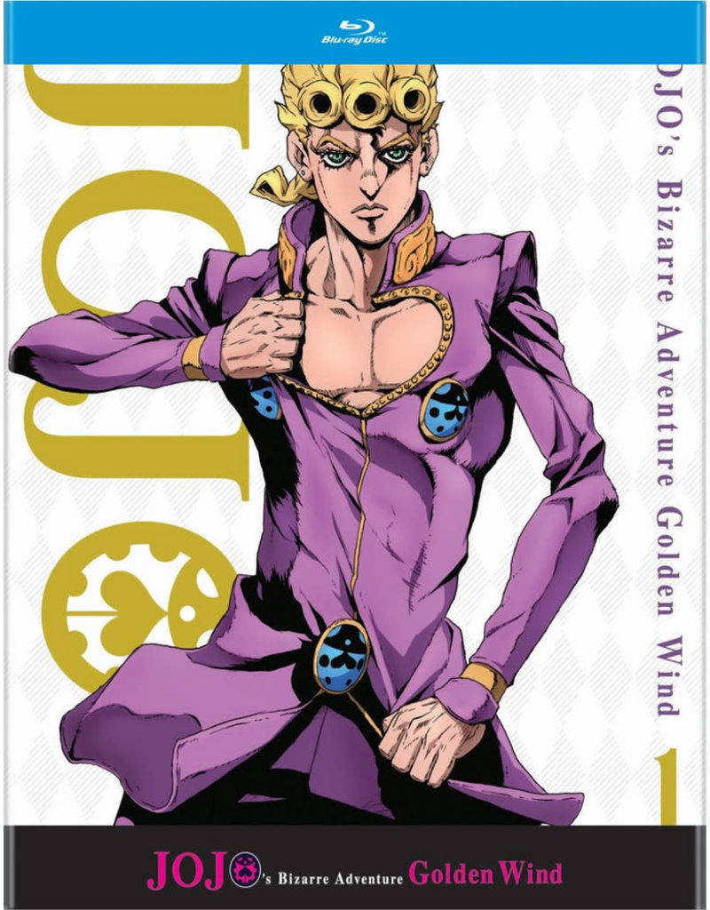 Viz Media JoJo's Bizarre Adventure Golden Wind Set 1 Blu-Ray LE*