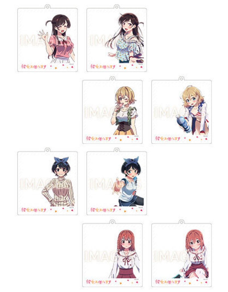 Rent A Girlfriend Acrylic Photo Frame Keychain Hifumi Collectors Anime Llc