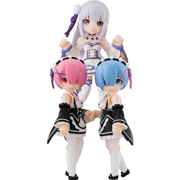 Re:Zero Starting Life in Another World Wall Scroll Emilia, Rem & Ram