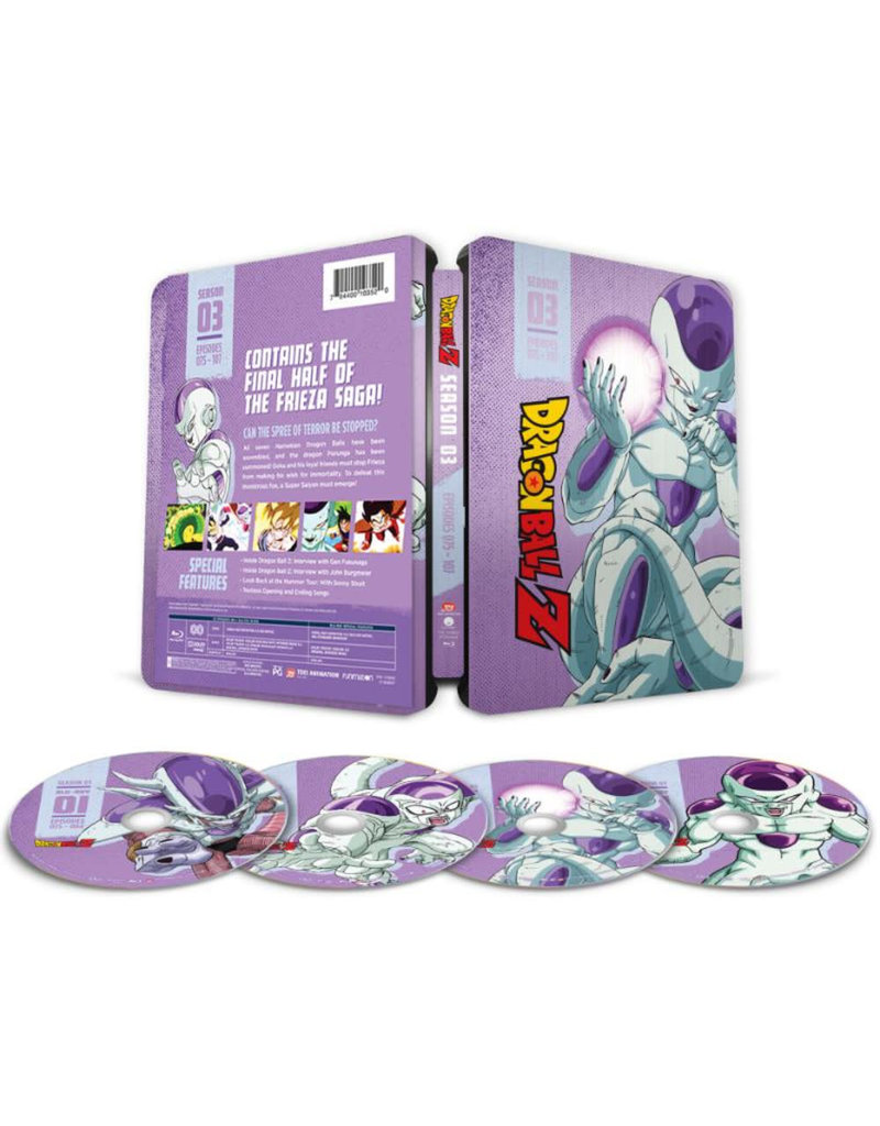 Funimation Entertainment Dragon Ball Z Season 3 Steelbook Blu-ray