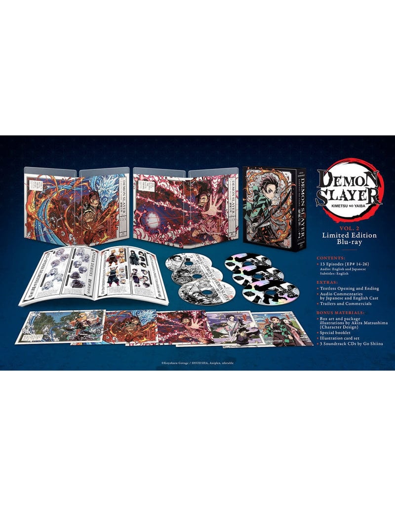 Aniplex of America Inc Demon Slayer Kimetsu No Yaiba Volume 2 Limited Edition Blu-Ray