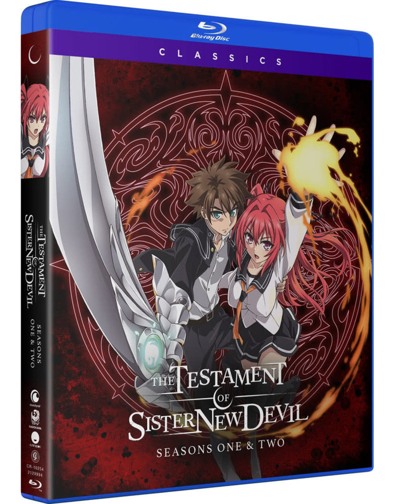 Crunchyroll Ent Testament of Sister New Devil Seasons 1 & 2 Classics Blu-Ray
