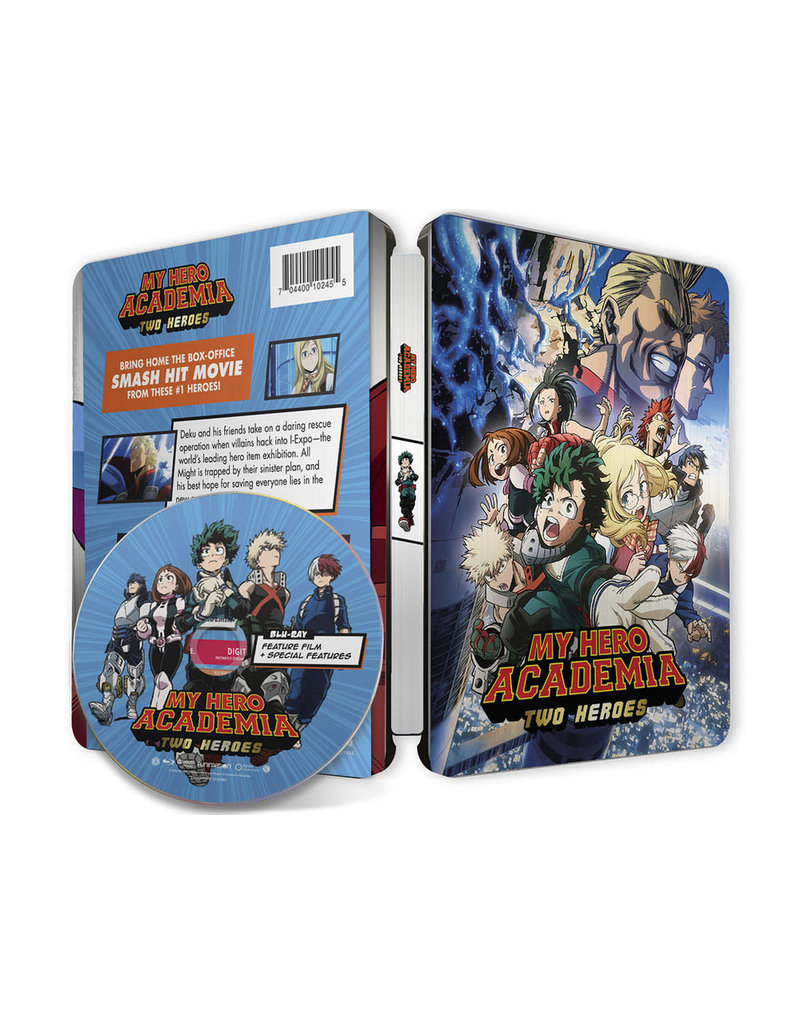 Funimation Entertainment My Hero Academia Two Heroes Steelbook Blu-ray