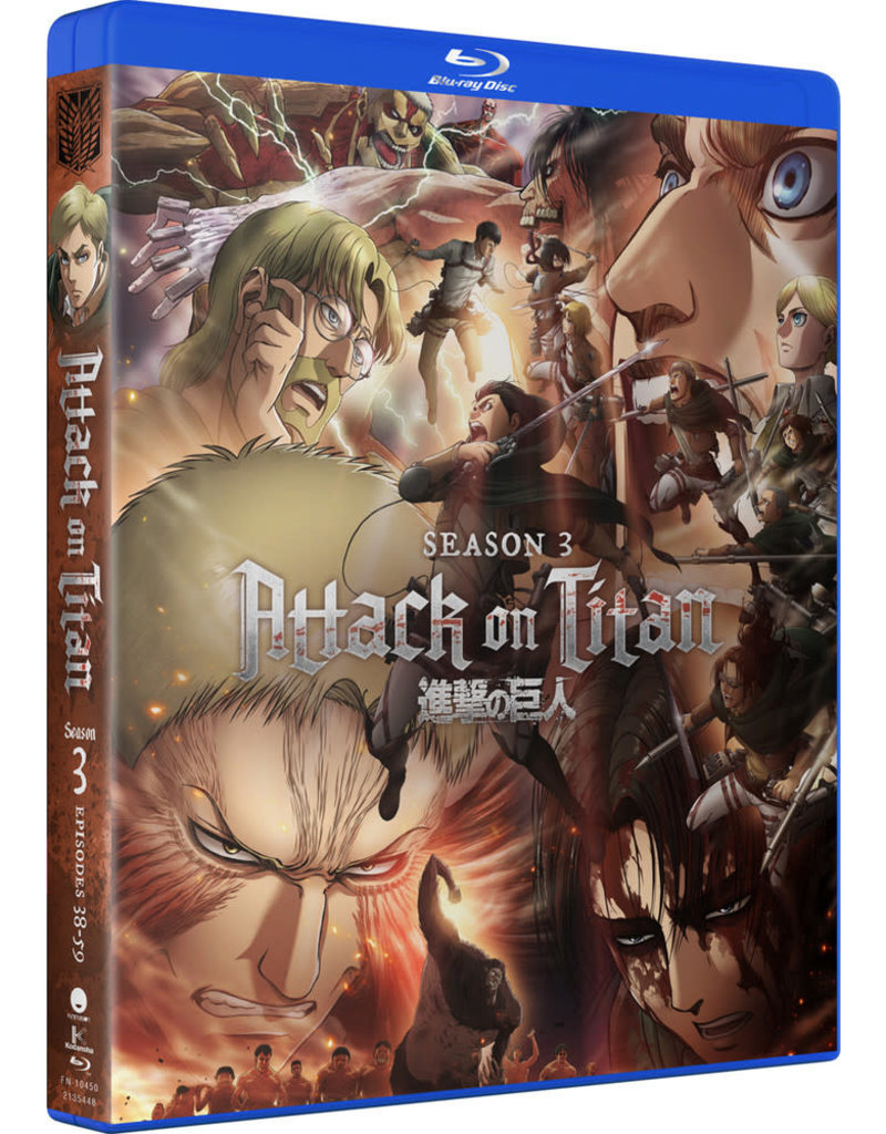Crunchyroll Ent Attack On Titan Season 3 Blu-ray