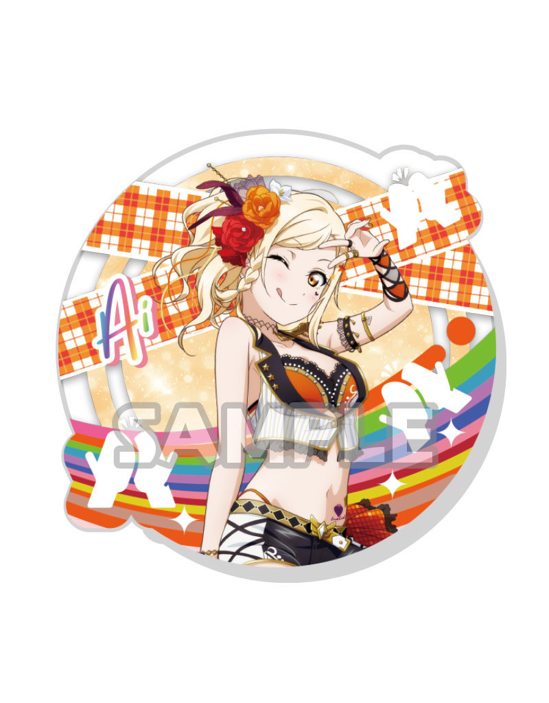 Bushiroad Love Live! Nijigasaki HS Capsule Acrylic Clip Badge