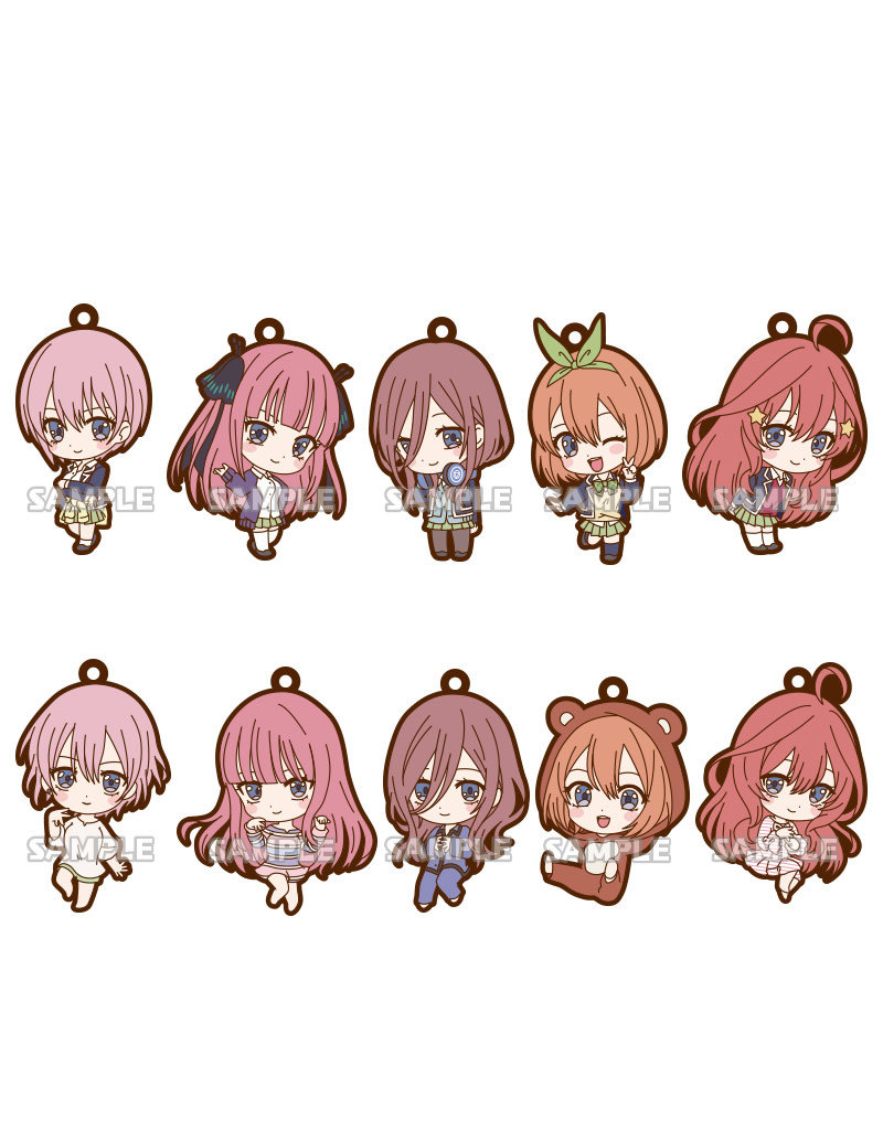 Bushiroad Quintessential Quintuplets Capsule Rubber Charm