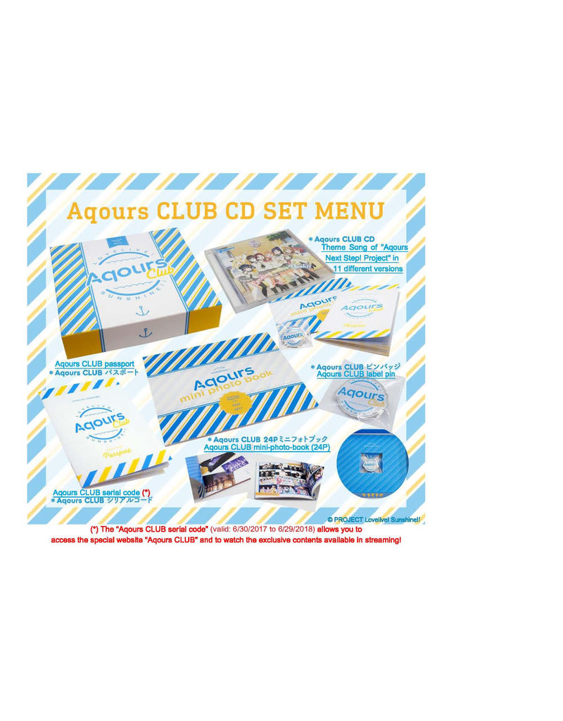 Love Live! Sunshine!! Aqours Club CD Set