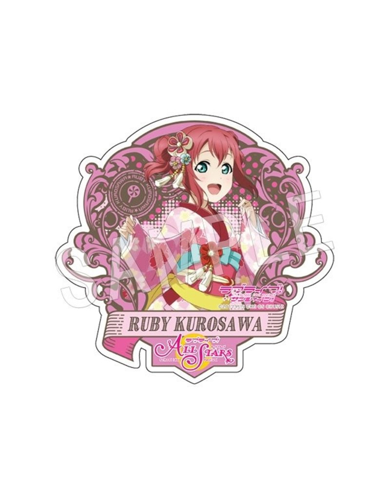 Love Live! SIF All Stars Travel Sticker Aqours