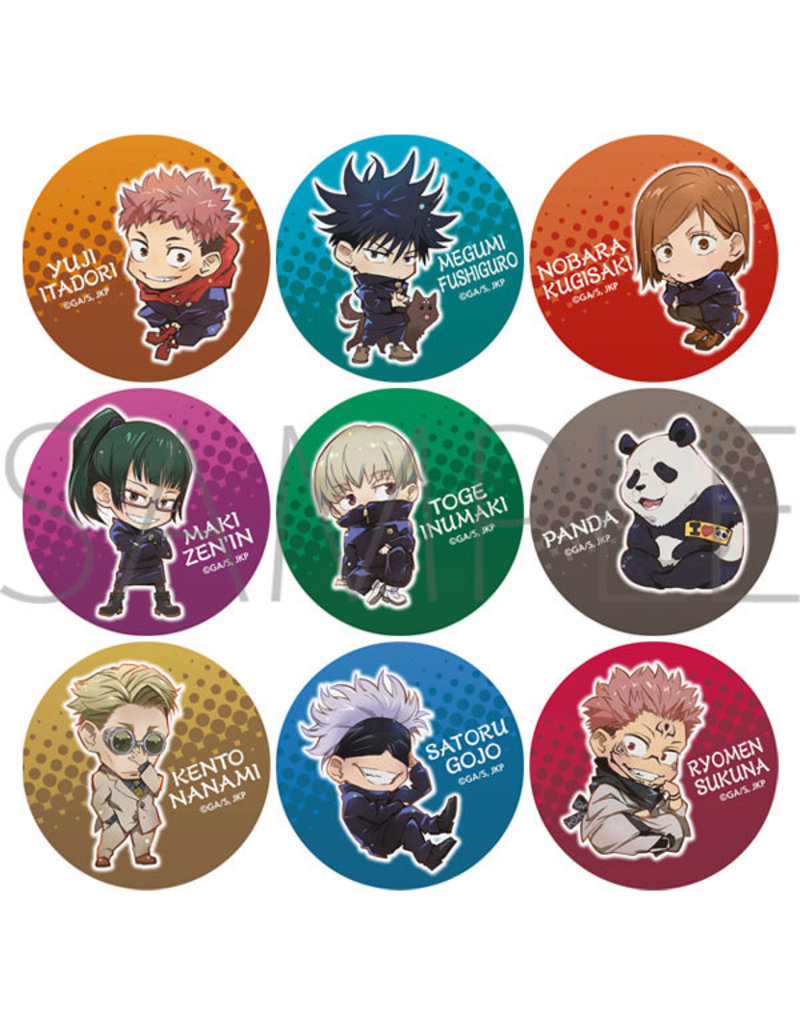 Movic Jujutsu Kaisen Character Can Badge