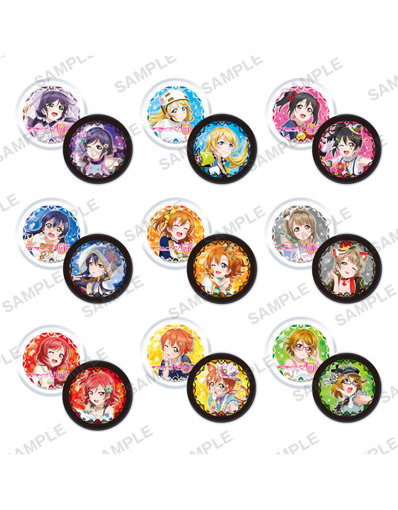 Bushiroad Love Live! All Stars Reversi Capsule Acrylic Magnet µ's