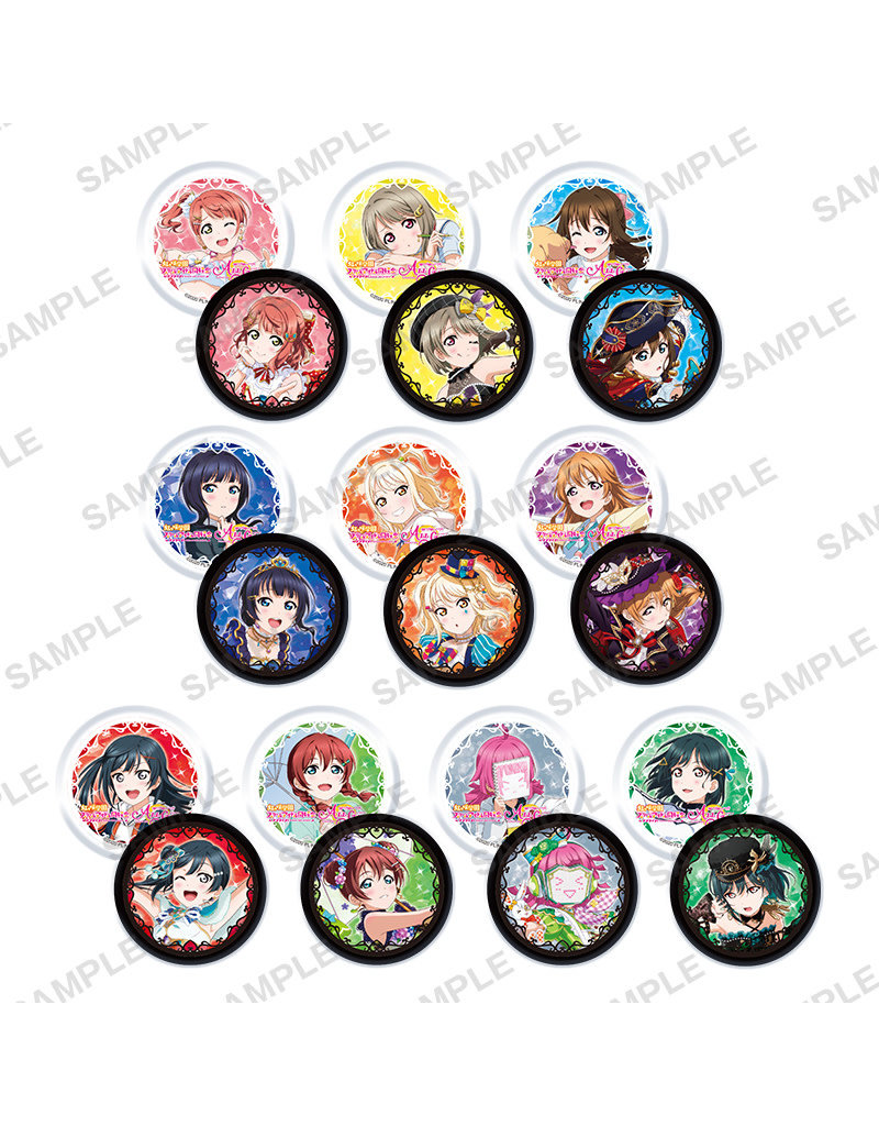 Bushiroad Love Live! All Stars Reversi Capsule Acrylic Magnet Nijigasaki HS