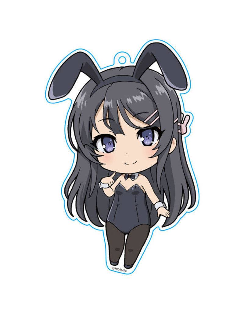 Azumaker Rascal Does Not Dream of Bunny Girl Senpai Deka Keychain Azumaker