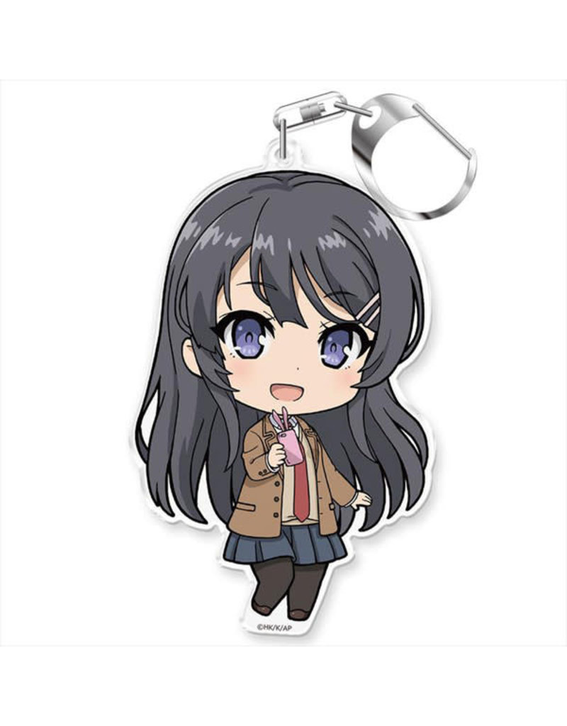 Azumaker Rascal Does Not Dream of Bunny Girl Senpai Deka Keychain Azumaker