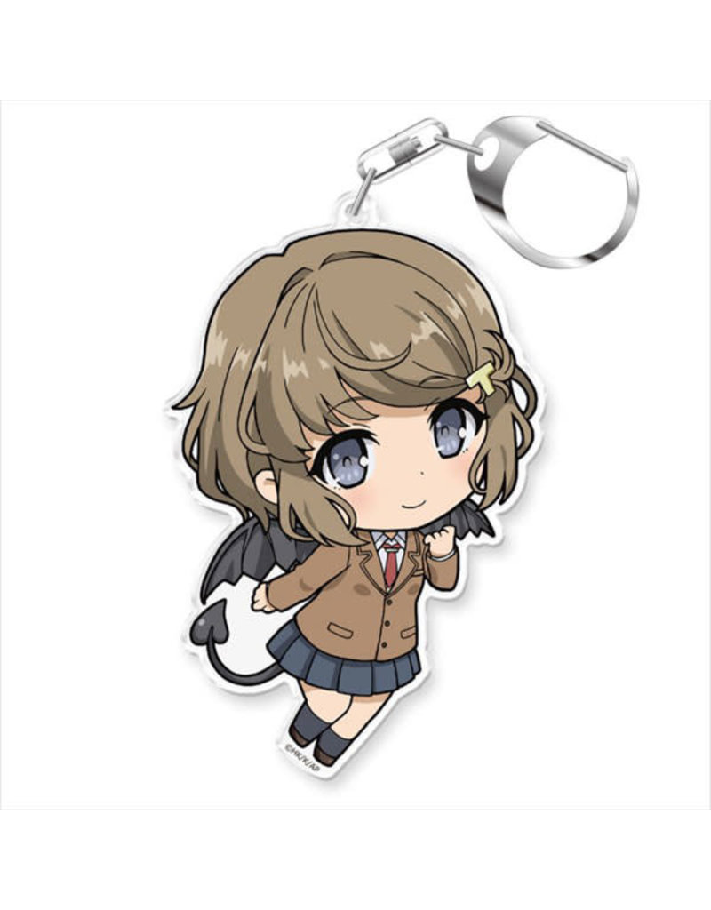 Azumaker Rascal Does Not Dream of Bunny Girl Senpai Deka Keychain Azumaker