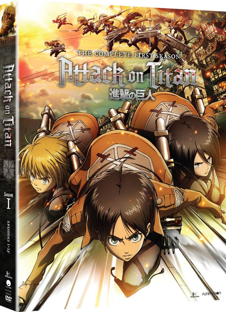 進撃の巨人　DVD  season1   初回限定盤　全巻セット 進撃の巨人 初回限定版 DVD 全巻セット season1 1期｜さ行