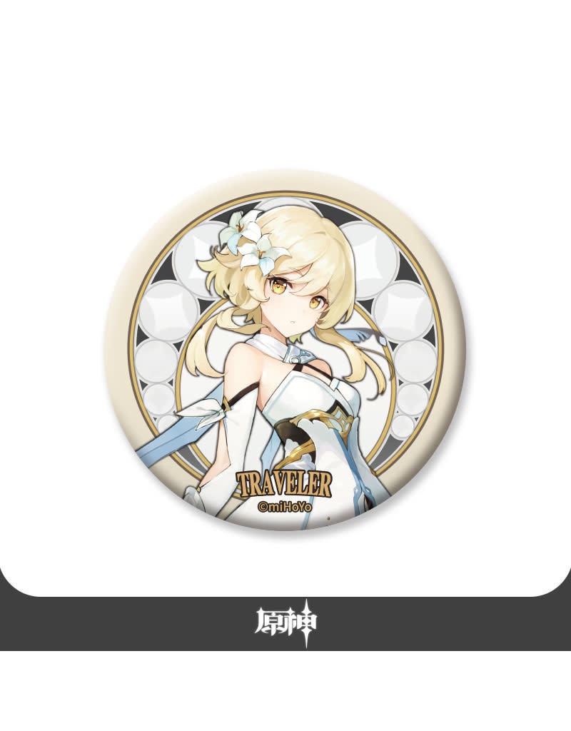 Genshin Impact Traveler Series Chara Can Badge