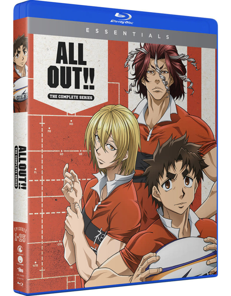 Crunchyroll Ent ALL OUT!! Complete Series Essentials Blu-Ray