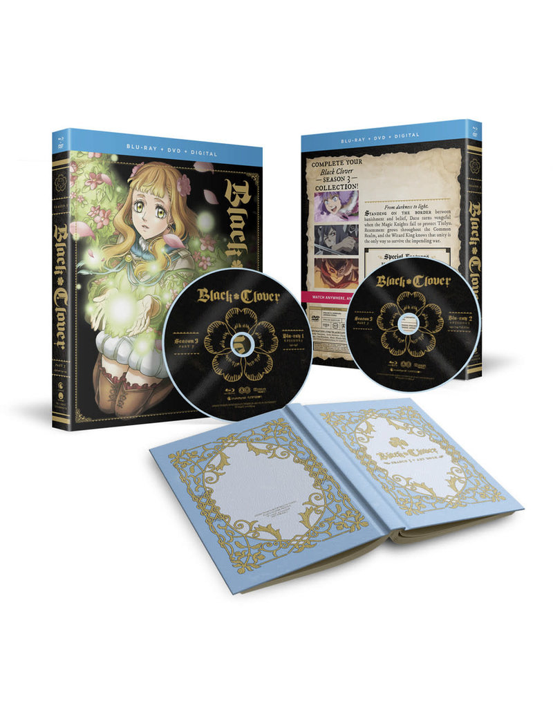 Crunchyroll Ent Black Clover Season 3 Part 5 Blu-ray/DVD with Book*