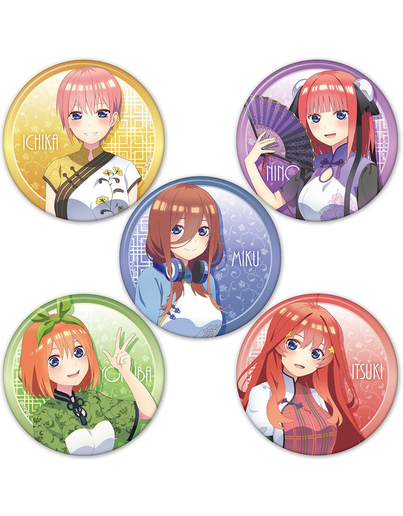 Azumaker Quintessential Quintuplets Season 2 Can Badge Azumaker