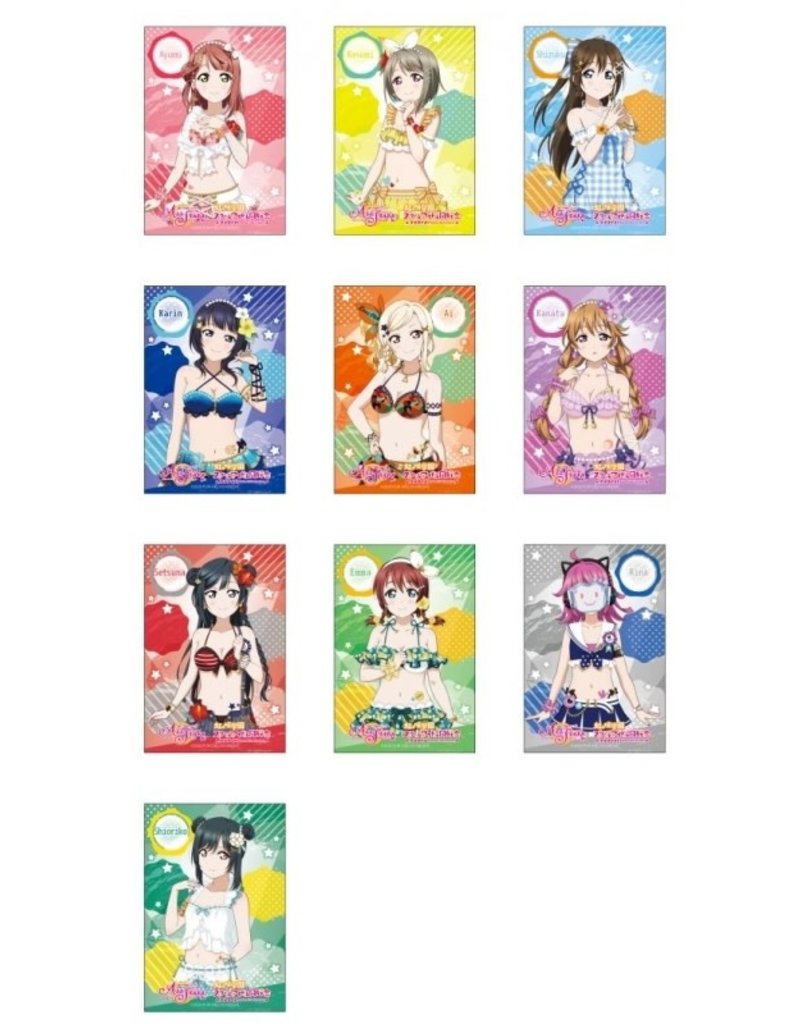 Contents Seed Love Live! SIF All Stars Square Badge Nijigasaki HS Swimsuit Ver