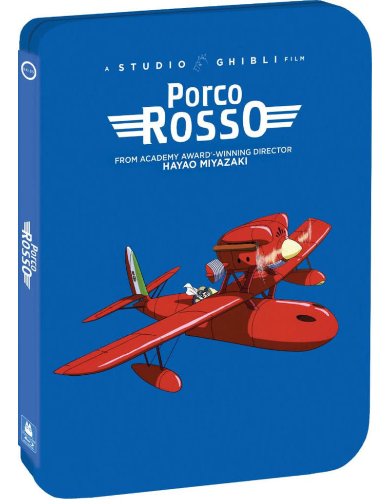 GKids/New Video Group/Eleven Arts Porco Rosso Blu-Ray/DVD Steelbook