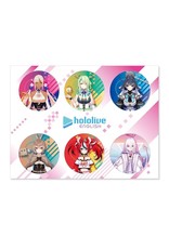 Hololive English Can Badge Set Council + Omegaα