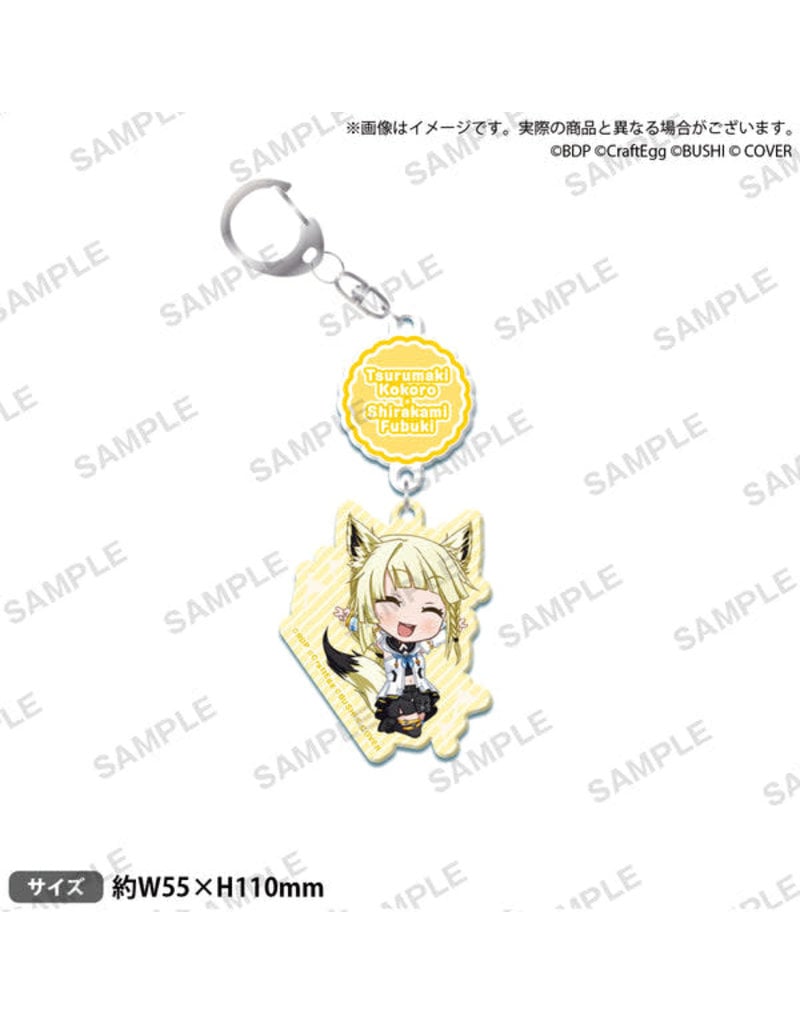 Bushiroad BanG Dream! x Hololive Acrylic Keychain Hello Happy World x Fubuki