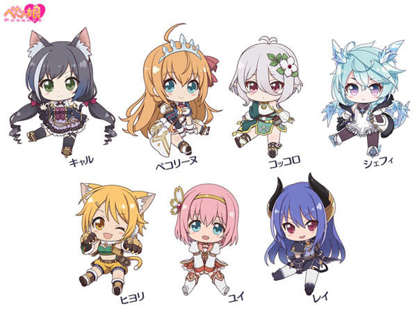 Princess Connect! Re:Dive Petanko Trading Acrylic Strap