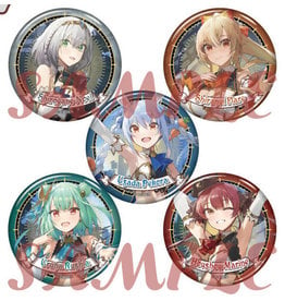 Hololive Fantasy 1st Live Fan Fun Island Can Badge Set