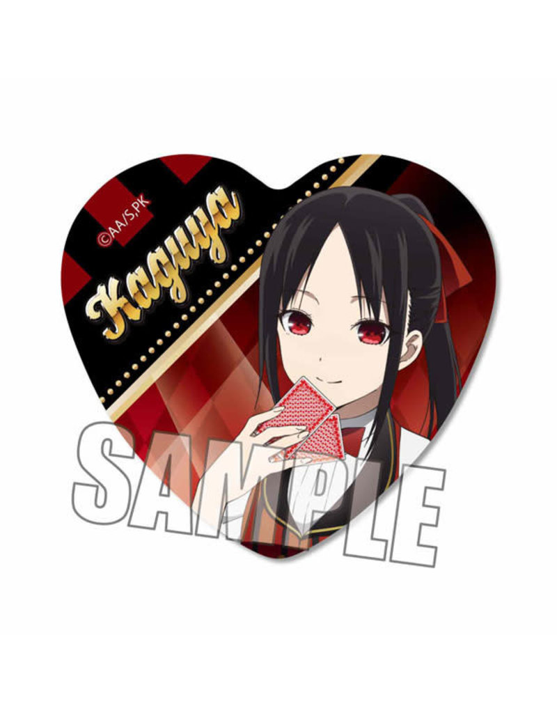 Kaguya-sama Love Is War Dealer Vers Heart Can Badge