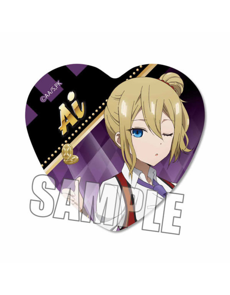 Kaguya-sama Love Is War Dealer Vers Heart Can Badge