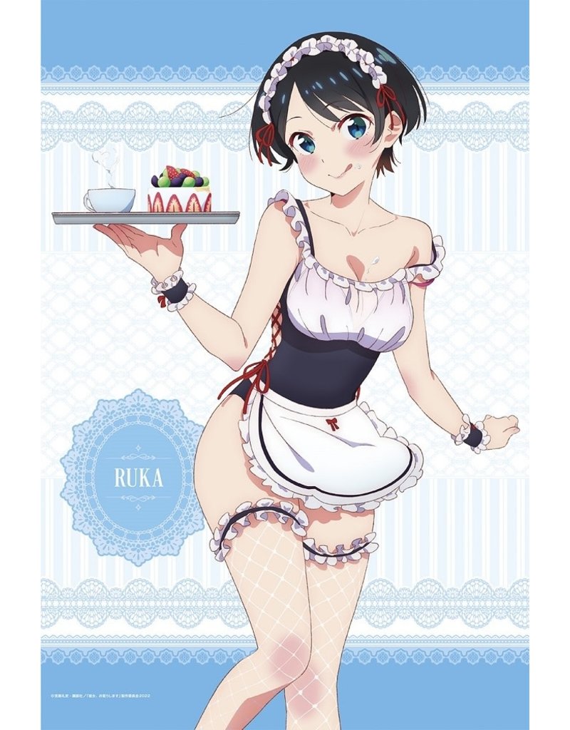 Medicos Rent-A-Girlfriend Swimsuit Maid B2 Wallscroll