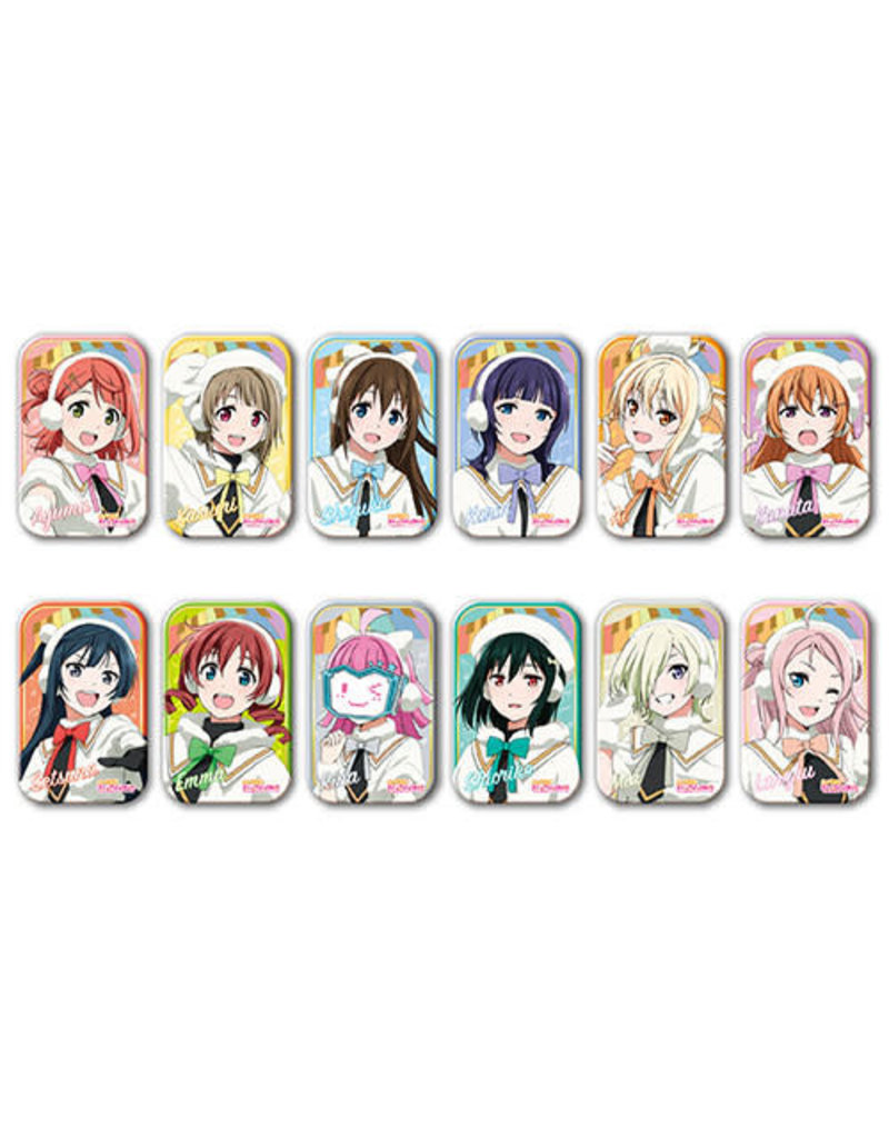 Ensky Love Live! Nijigasaki HS Marukaku Can Badge 2