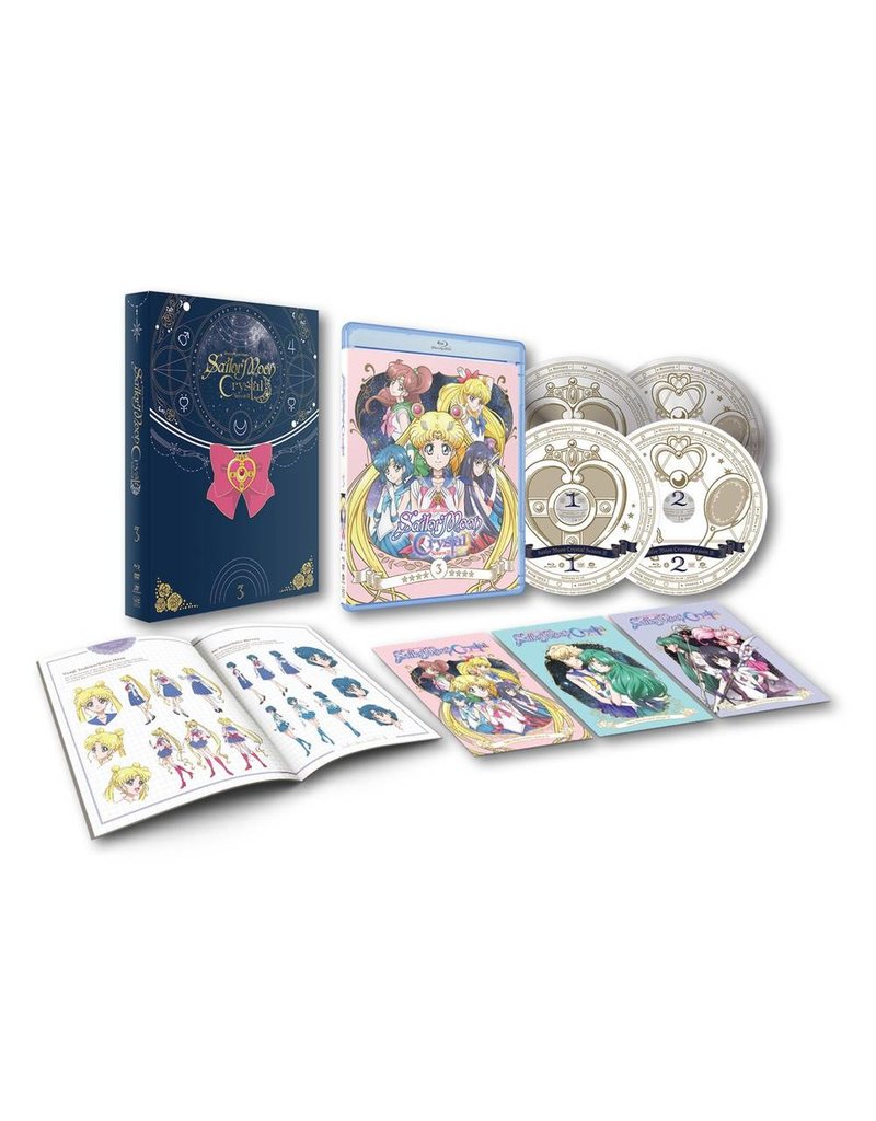 Viz Media Sailor Moon Crystal Set 3 Blu-Ray/DVD LE