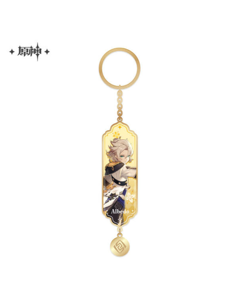 Genshin Impact Chara Metal Epoxy Keychain