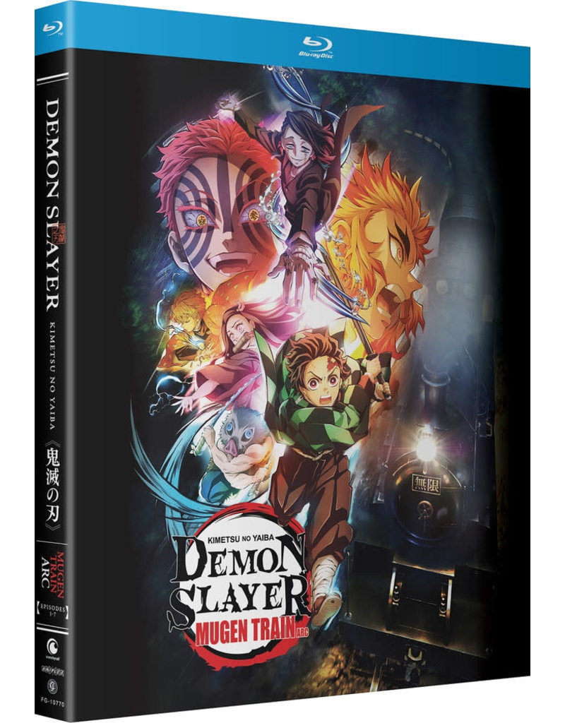 Funimation Entertainment Demon Slayer Kimetsu no Yaiba Mugen Train Arc Standard Edition Blu-ray