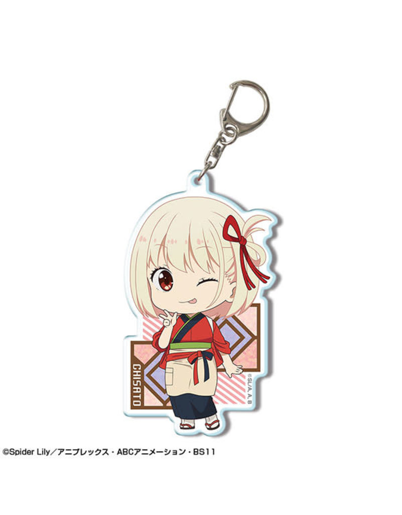 License Agent Lycoris Recoil Big Acrylic Keychain License Agent