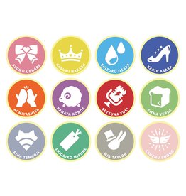 Bandai Namco Love Live! Nijigasaki High School Idol Club Member Icon Patch Bandai Namco Filmworks