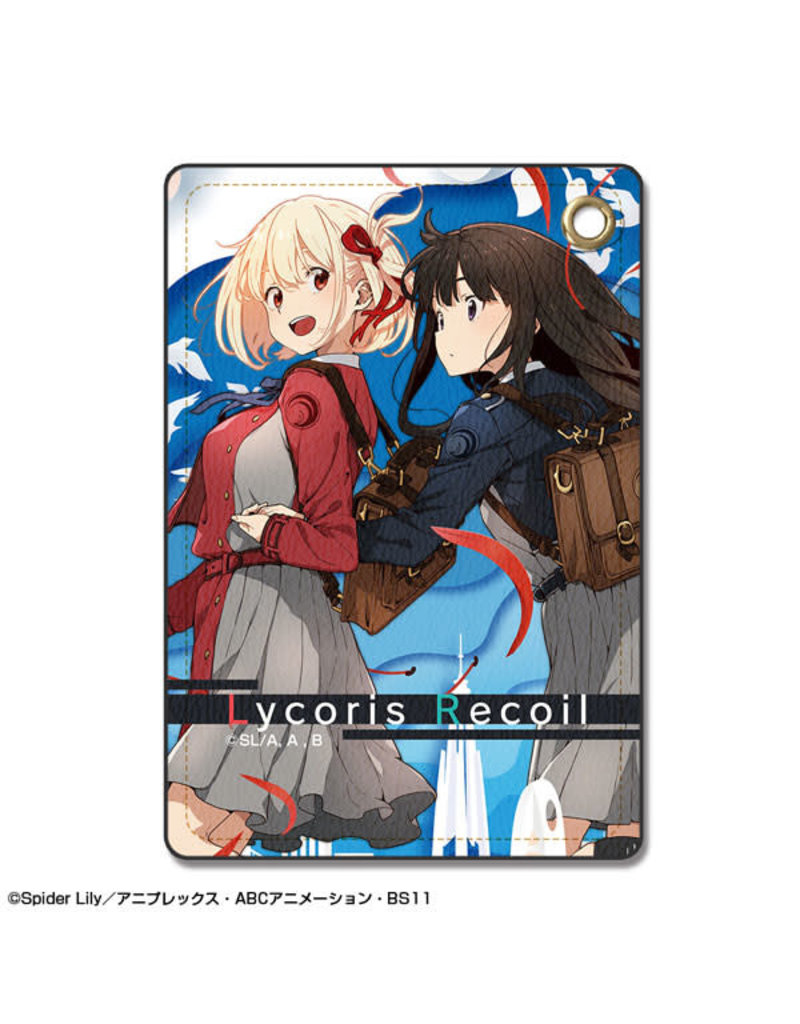 License Agent Lycoris Recoil Leather Pass Case License Agent