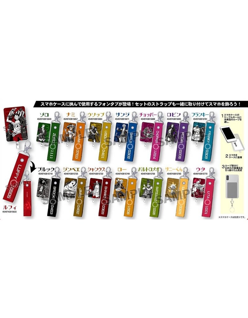 Movic One Piece Film Red Phone Tab/Strap Set Set 1